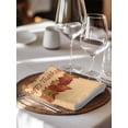 thumbnail image 6 of Happy Thanksgiving Cloth Napkins Set of 6 Reusable Dinner Napkins, Fall Pumpkins Maple Leaves Country Corn Cocktail Napkin Washable Table Napkins for Wedding/Holiday Party/Baby Shower 20"x20", 6 of 7