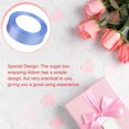 thumbnail image 3 of Gift Wrap Ribbon Wedding Clothes Making Supply Multi-color DIY Craft Accessories Festival Fabric Polyester Ribbons Box Ornaments Sky-blue 20, 3 of 7