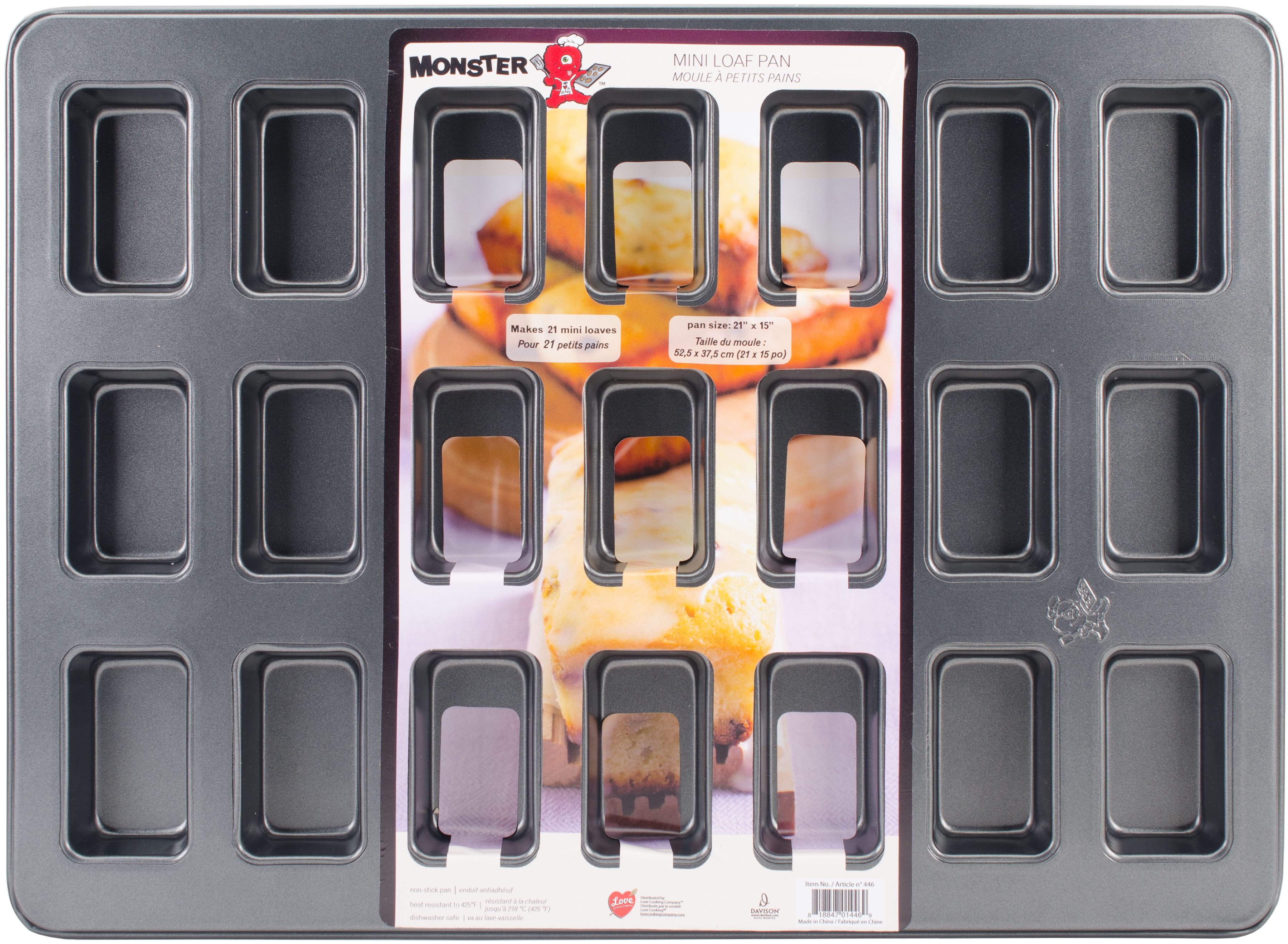 LOVE COOKING Monster Mini Loaf Pan