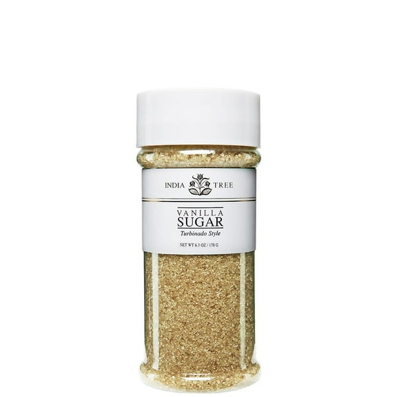 India Tree Sugar Vanilla, Organic, 6.3 Ounce
