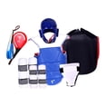 thumbnail image 4 of Equipo de protección para Taekwondo, protección completa ajustable para adultos y niños, engrosado con protectores de piernas y brazos para Sanda Muay 150 cm, 4 of 8