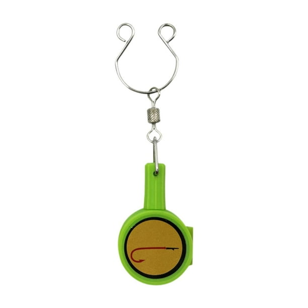 Herramienta para hacer nudos de pesca, herramienta práctica para protegerse de los anzuelos, pesca multiusos Verde