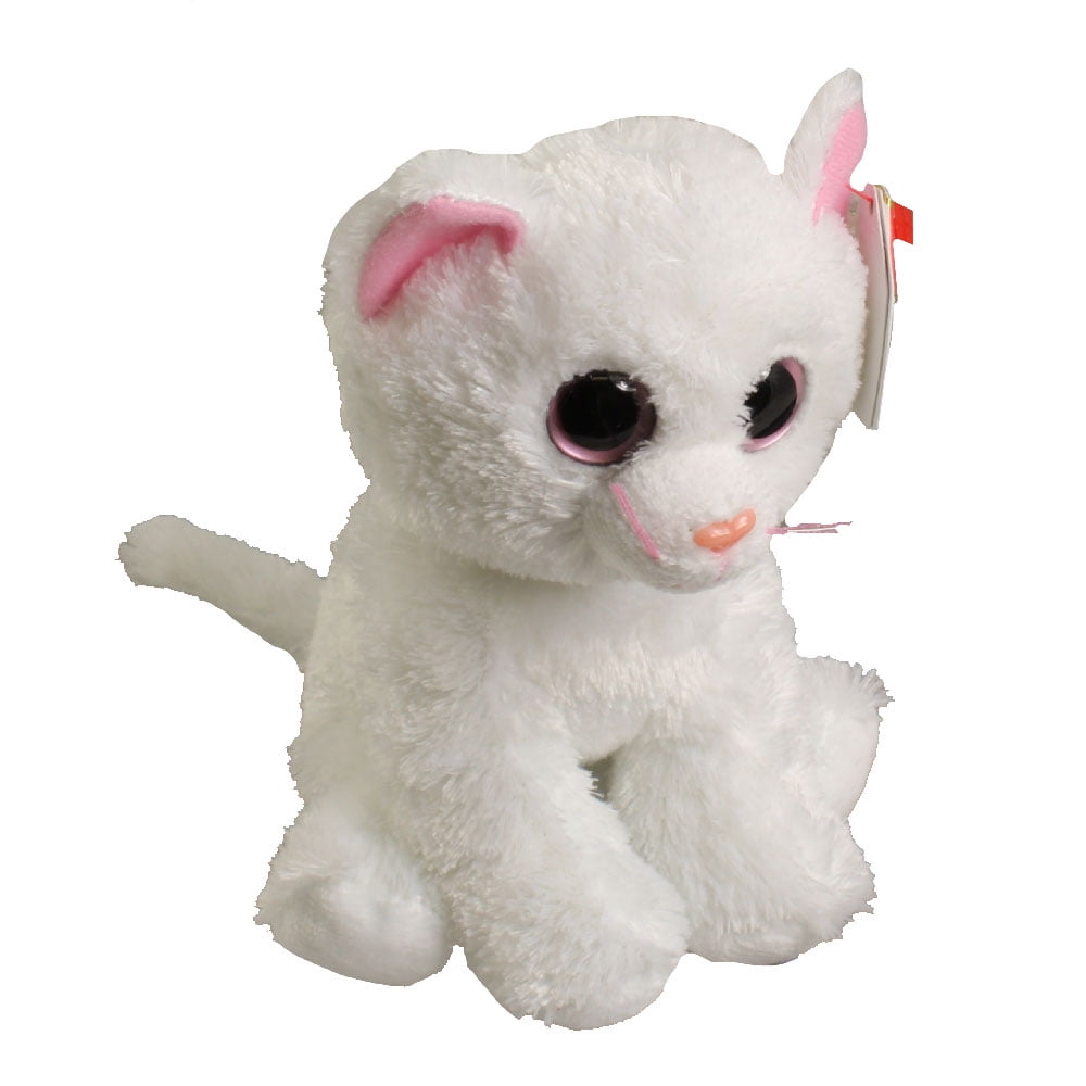TY Beanie Babies Bianca the White Cat 6 Inch Plush Soft Toy 