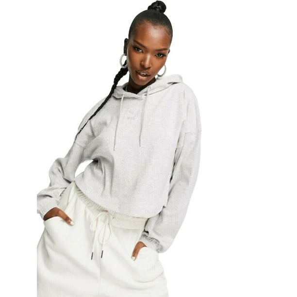 Sudadera Puma Classics Ribbed para Mujer 534357-04 gris L