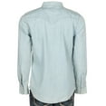 thumbnail image 4 of Levi Strauss Mens  Hybrid Light Wash Denim Shirt, 4 of 4