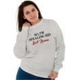 thumbnail image 6 of Engagement Party Photos Set His Hers Women Crewneck Sweatshirt Brisco Brands X, 6 of 7