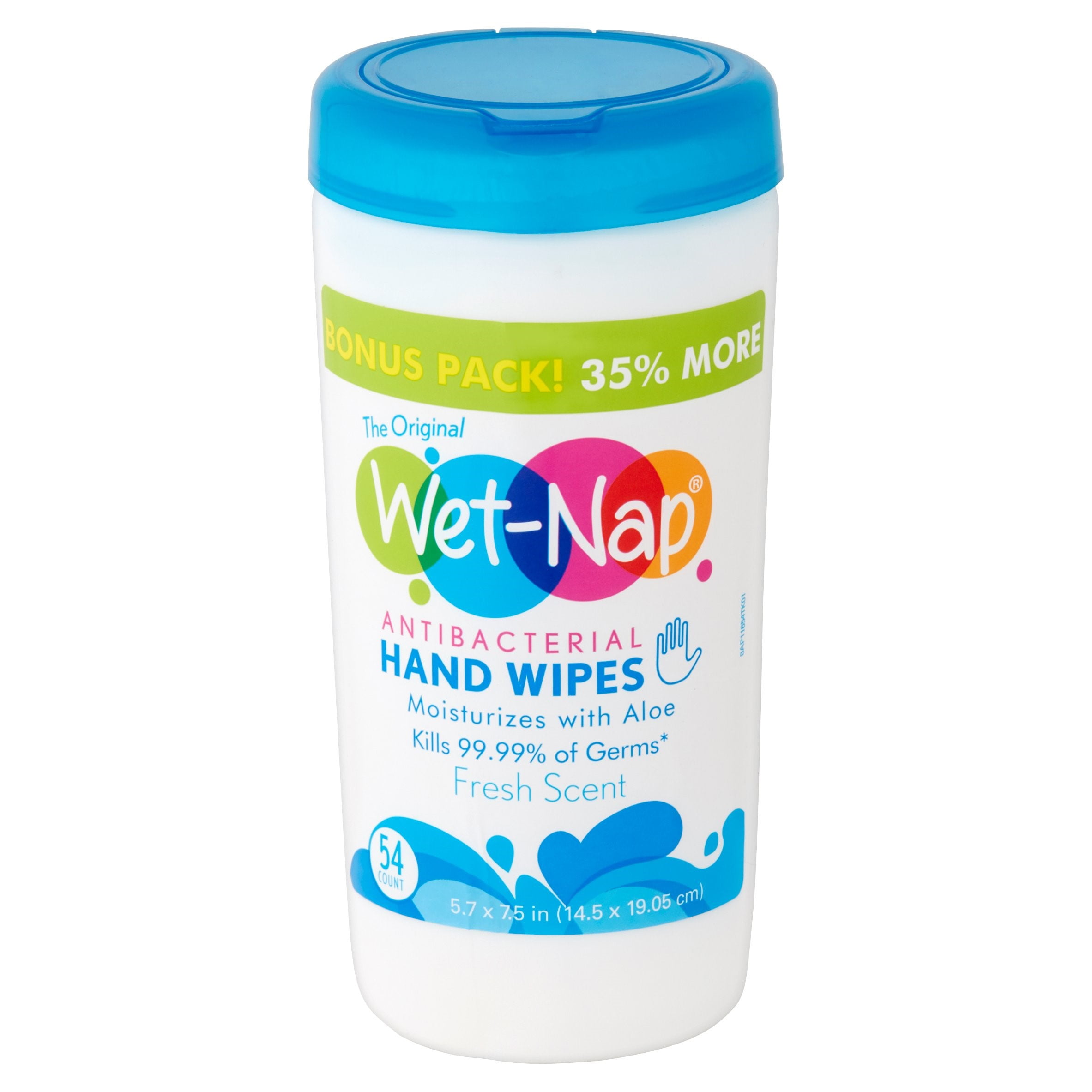 WetNap The Original Fresh Scent Antibacterial Hand Wipes Bonus Pack
