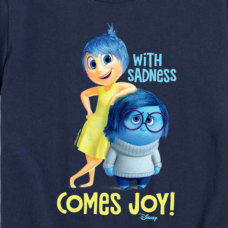  Disney Pixar Inside Out Sadness Graphic T-Shirt T