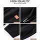 thumbnail image 4 of Pantalones de chándal casuales para hombres - Pantalones cargo de algodón con cordón para caminar Pista de jogging de sarga JAMW Sencillez, 4 of 5
