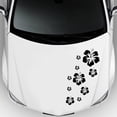 thumbnail image 3 of EDTara Hawaiian Flower Car Stickers Wall Decorative Decals Diy Styling Engine Vinyl Self-Adhesive Stickers D-1709, 3 of 9