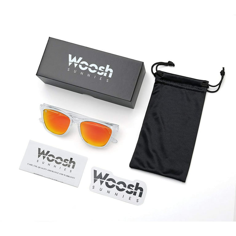 WOOSH Polarized Sunglasses for Men and Women - Lightweight Unisex