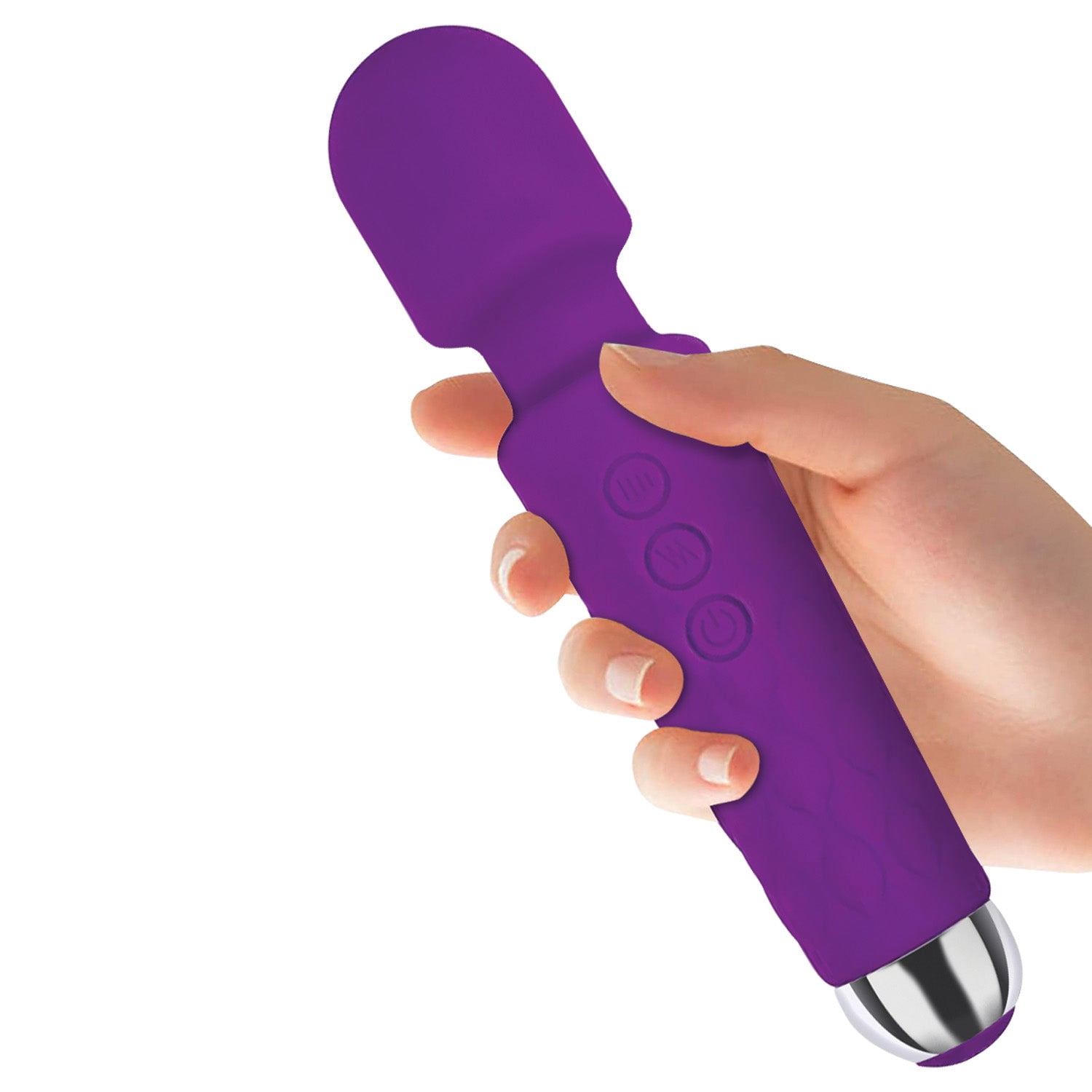 TRAKK Personal Touch Go Waterproof Cordless Handheld Massager, Purple