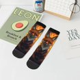 thumbnail image 7 of Rocae Sunset Maple Tree Fox for Premium Adult Socks,Comfortable, Breathable, and Durable Socks, Perfect for Everyday Wear, 7 of 7