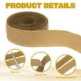 thumbnail image 3 of Uxcell Sew on Hook and Loop Tape, 3/4 Inch Width Non-Adhesive Back Nylon Fastener Strips 1 Yards for Crafts - (Khaki), 3 of 7