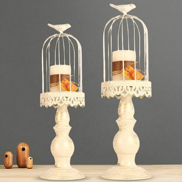 Aofa Birdcage Candle Holder Decorative Bird Cages for Weddings Vintage  Candlestick Holders, Wedding Candle Centerpieces for Tables, Iron  Candleholder Set Home Decor 