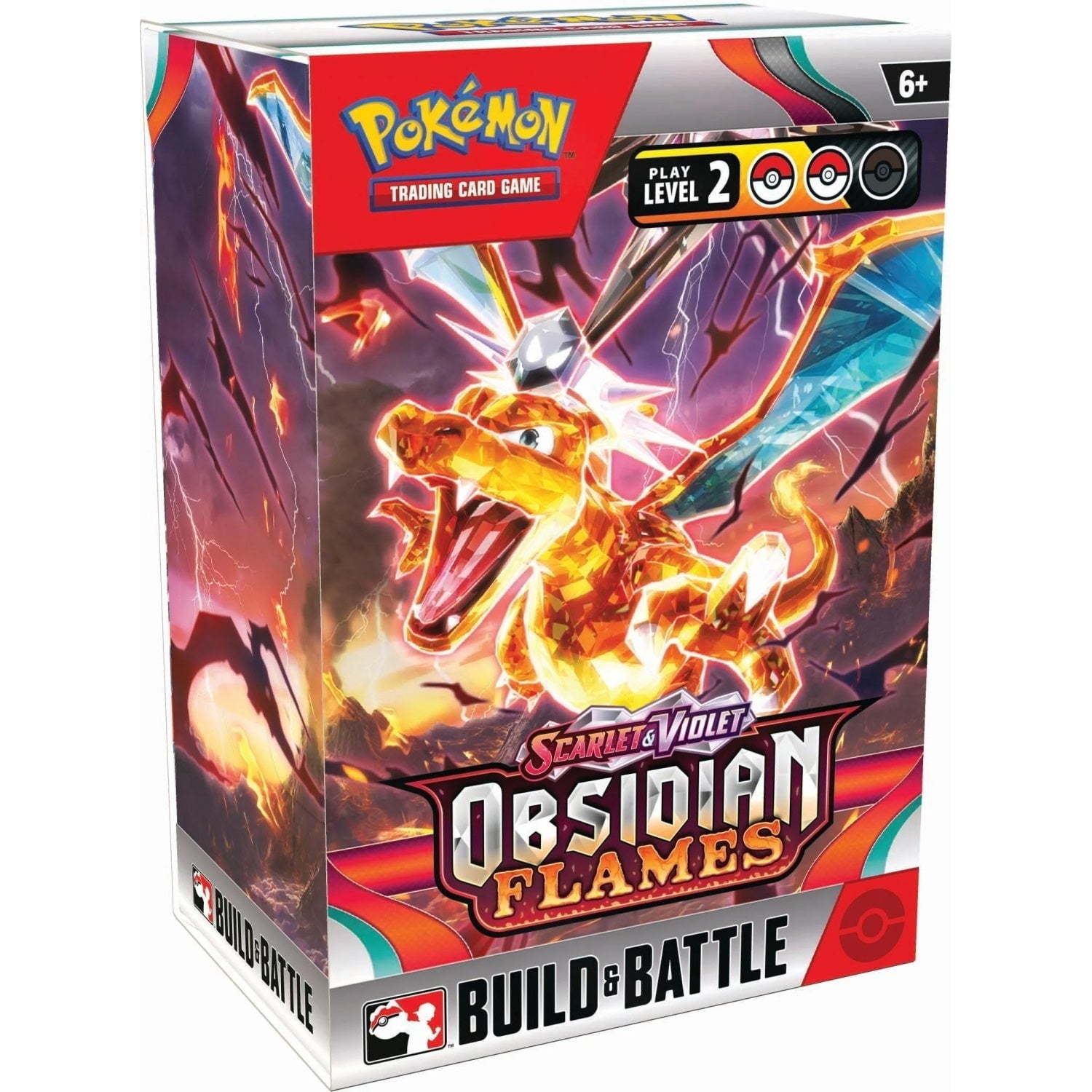 Pokmon Trading Card Games SV4.5 Paldean Fates Tin Charizard - Walmart.com
