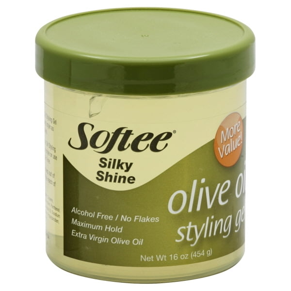 Softee Silky Shine Olive Oil Styling Gel, 16oz 096002002067A158