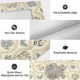 thumbnail image 5 of Yellow Flower Pattern Outdoor Rug 3x5 Ft, Non Slip Washable Area Rug, Vintage Botanical Floral Simple Yellow Patio Rugs Carpet Runner, Large Floor Mat for Indoor/Outdoor Deck Porch Camping, 5 of 8