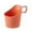 Orange, variant on geerera 6pcs Disposable Paper Cup Holders with Handle, Anti-Scald Drink Cup Carrier, Paper Coffee Cup Sleeves, for Hot Cold Drinks,Office & Home Use