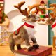 thumbnail image 1 of Juguete de peluche de Reno de simulación, muñeco de peluche de ciervo de Navidad, alce de Navidad, juguetes suaves, decoración de Feliz Navidad y Año Nuevo, los mejores regalos para niños, 1 of 4