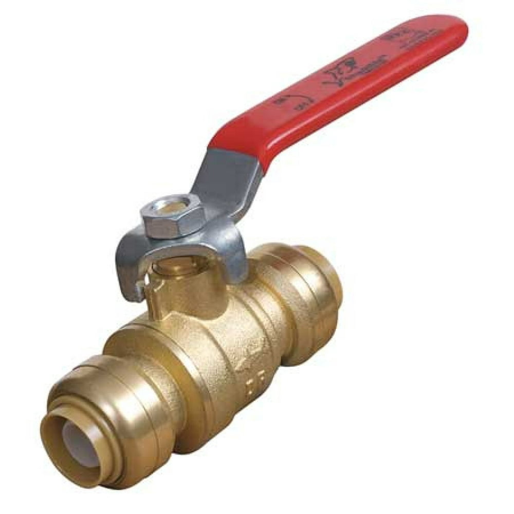 SHARKBITE 222220000LF 1/2" Push Brass Ball Valve Inline