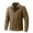 Coffee, variant on Xysaqa Men's Fashion Warm Quilted Puffer Jacket Full Zip Thermal Winter Jackets for Men Casual Long Sleeve Windproof Lightweight Down Coats Dark Blue