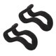 thumbnail image 1 of Conector Para Percha De Ropa, Mini Gancho Negro Para Ropa Para Salón, 1 of 7