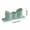 Green, variant on Bow Shape Candle Holder, Resin Candle Stick Christmas Decorative Candle Stands Table Centerpieces for Christmas Wedding Dinning Party, White