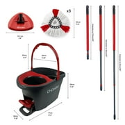 O-Cedar EasyWring Power Microfiber Spin Mop + 2 Refills