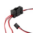 thumbnail image 4 of Black Plastic Remote Control Switch for FUTABA/JR Receivers - BJM531 Model, 30cm Length, Light Power Control Function, Compact 8x7x1cm Package, 12g Weight, Includes 1 Switch, 4 of 6