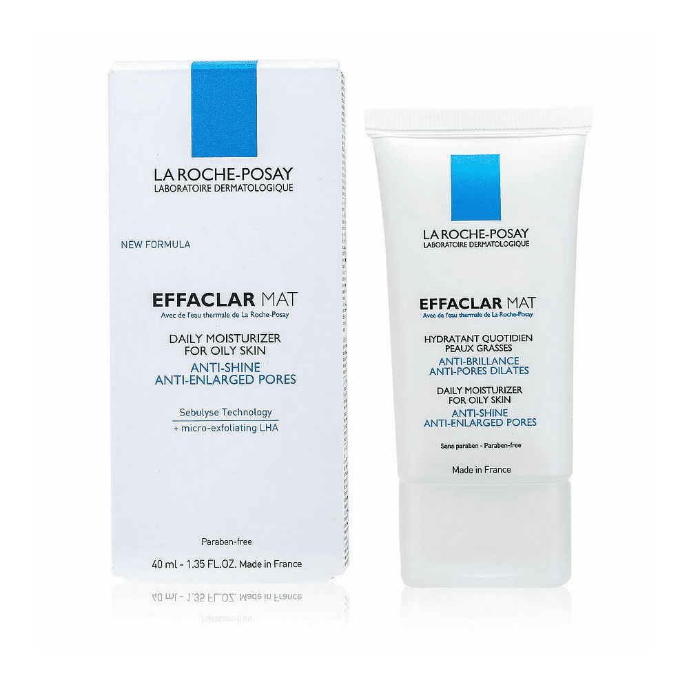 La Roche Posay Effaclar Mat Daily Moisturizer for Oily Skin 1.35 oz ...