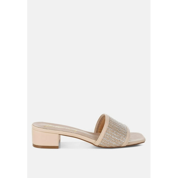 Gisella Raffia Slip On Sandals