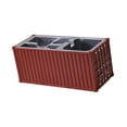 thumbnail image 4 of Rongfmy Contenant d'Expédition Porte-Stylo Compact Multifonction Boîte de Rangement Brun, 4 of 8