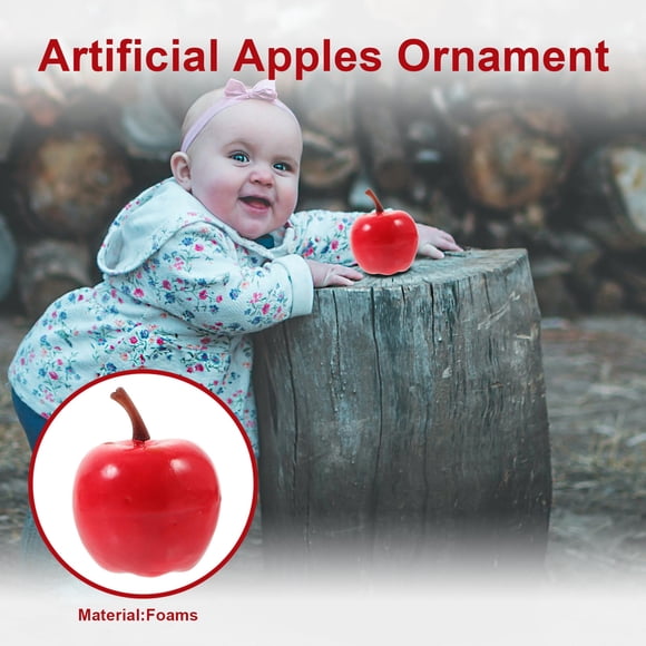 LOLIPPYY 20Ud Manzanas De Simulación En Color Para Ambientación Y Accesorios Fotográficos