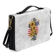 thumbnail image 2 of FOR U DESIGNS Sunflower Cross Bible Cover for Women Girls Kids Size 2X-Large Reusable Crossbody Bible Bag Wear Resistant PU Church Bible Case Bible Protector Casual Bible Book Carrying Case, 2 of 7