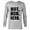 Athletic Heather, variant on Marvel Black Widow Wife. Mom. Hero - Long Sleeve T-Shirt for Men - Customized-White