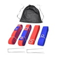thumbnail image 2 of koolsoo Lignes de Volleyball de Plage Bordure Terrain Entraînement Exercice Lignes Portatives Marquage Kit de Marqueur de Terrain pour Sports de Plein Air Prairie Rouge et Bleu, 2 of 9