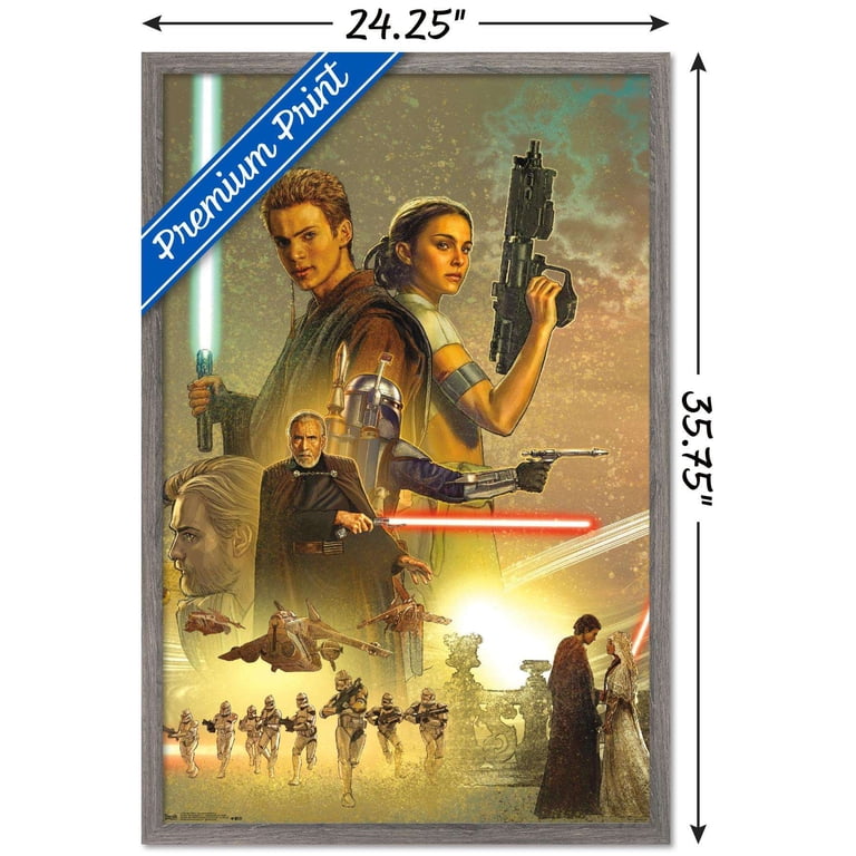 Star Wars: Attack Of The Clones - Celebration Mural Wall Poster