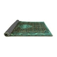 thumbnail image 2 of Ahgly Company Indoor Rectangle Persian Turquoise Blue Traditional Area Rugs, 7' x 10', 2 of 4