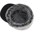 thumbnail image 4 of 1 gorro de esquí de invierno con protección auditiva para hombre, gorro de invierno con visera y orejeras cálidas, gorra de béisbol de piel sintética., 4 of 6
