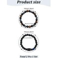 thumbnail image 2 of 1 Set Natural Mixed Gemstone Stretch Bracelets Constellations Theme Bracelet Scorpio Inner Diameter: 2-3/8 inch(6cm), 2 of 3