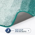thumbnail image 5 of Walensee Bathroom Rug Non Slip Bath Mat for Bathroom (24 x 36, Ombre Turquoise), 5 of 9
