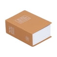 thumbnail image 2 of Mini caja de seguridad con forma de libro de simulación, para guardar dinero, joyas y llaves, para el hogar y la oficina, color amarillo, 2 of 14