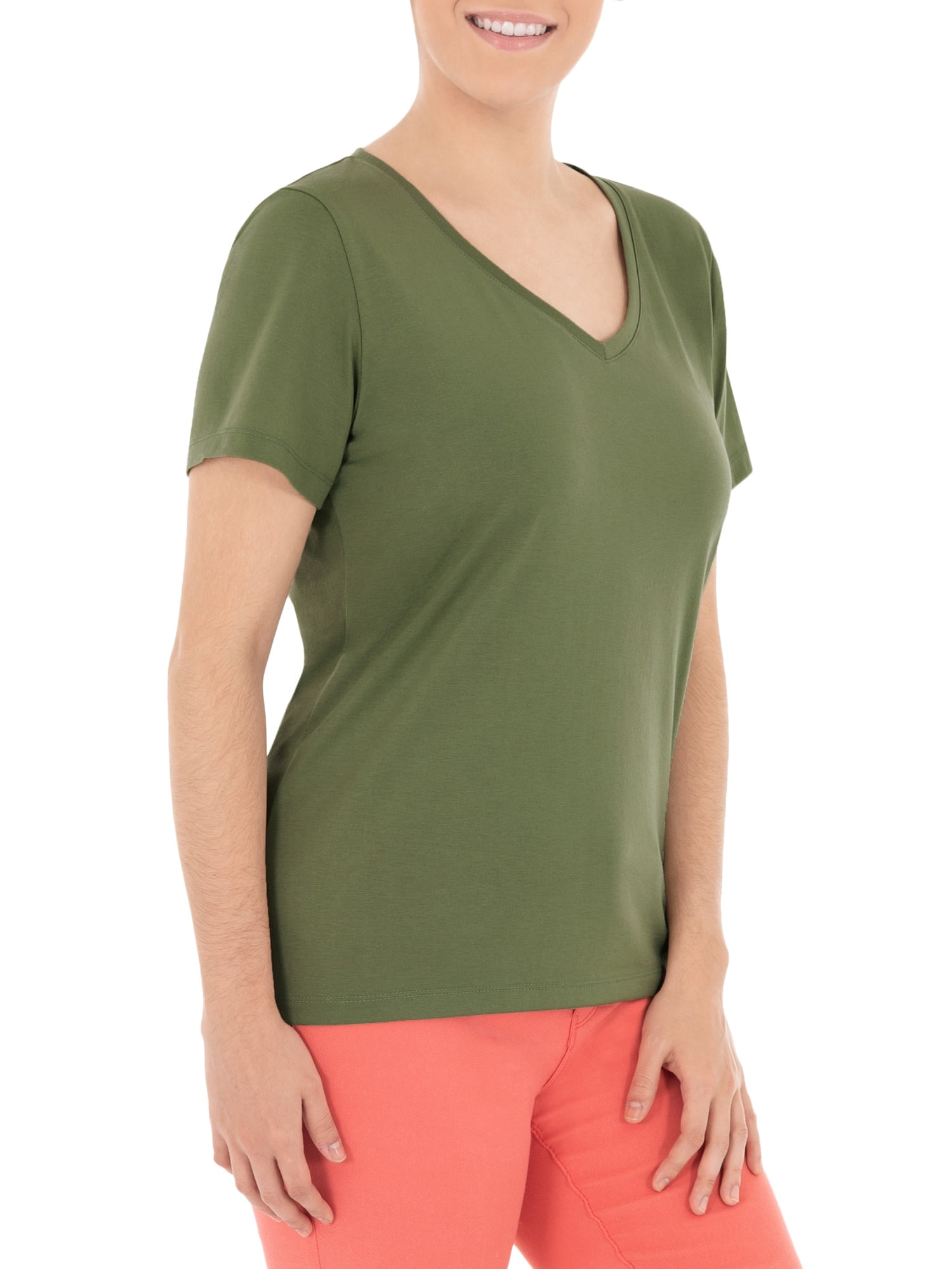Time and Tru Women's V-Neck Tee