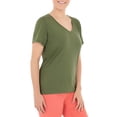 thumbnail image 5 of Time and Tru Women's V-Neck Tee, 5 of 5