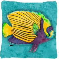 Tropical Fish Indoor & Outdoor Fabric Decorative Pillow