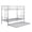 Silver, variant on UHOMEPRO Twin Over Twin Metal Bunk Bed with Trundle, Convertible Triple Sleeper Bed with Guardrails and Ladders, No Box Spring Needed, Silver