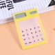 thumbnail image 2 of Calculadora solar con pantalla táctil transparente y diseño LCD, ideal para la escuela y la oficina (amarilla), 2 of 7