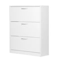 thumbnail image 4 of Canddidliike Simple 3 Tier Drawer Shoe Cabinet, Narrow Shoe Rack Organizer Shelves for Closet Hallway Bedroom Entryway, White, 4 of 10