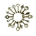 thumbnail image 2 of 40 Pcs Mixed Skeleton Keys in Antique Style Bronze Vintage Key Charms Small Skeleton Keys Charm for Birthday Party Wedding Favors Key Charms Set for Pendant Necklace DIY Jewelry Making Christmas Gift, 2 of 7